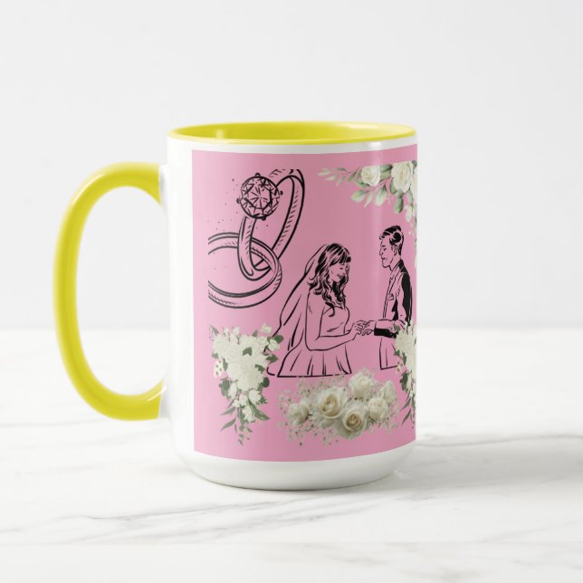 Taza Magia de voto interminable rosa (Izquierda)