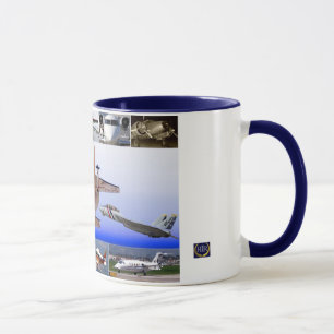 Taza Magia del collage del aeroplano del vuelo