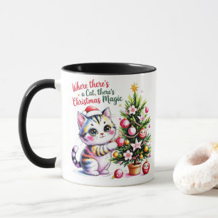 Taza Magia Navideña Vibrante - Regalo Acogedor para Mam