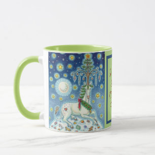 TAZA MAGIC NAVIDADES UNICORN, HOLIDAY HORSE COMBO MUG