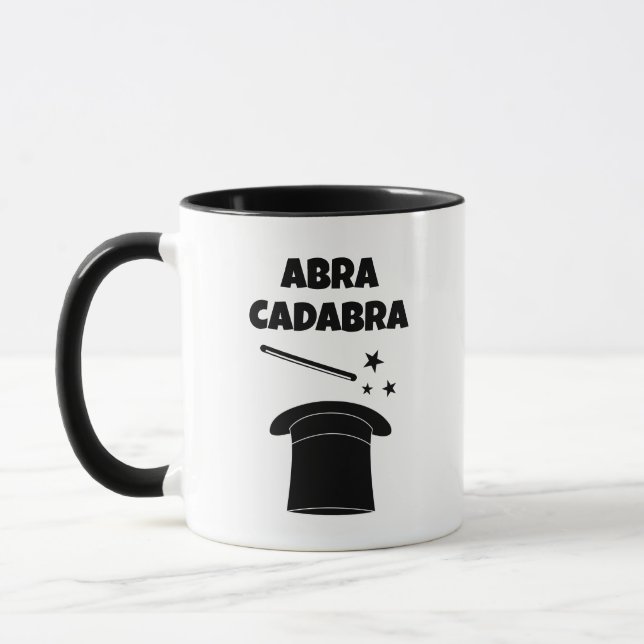 Taza Magic wand and hat custom magician coffee mug (Izquierda)