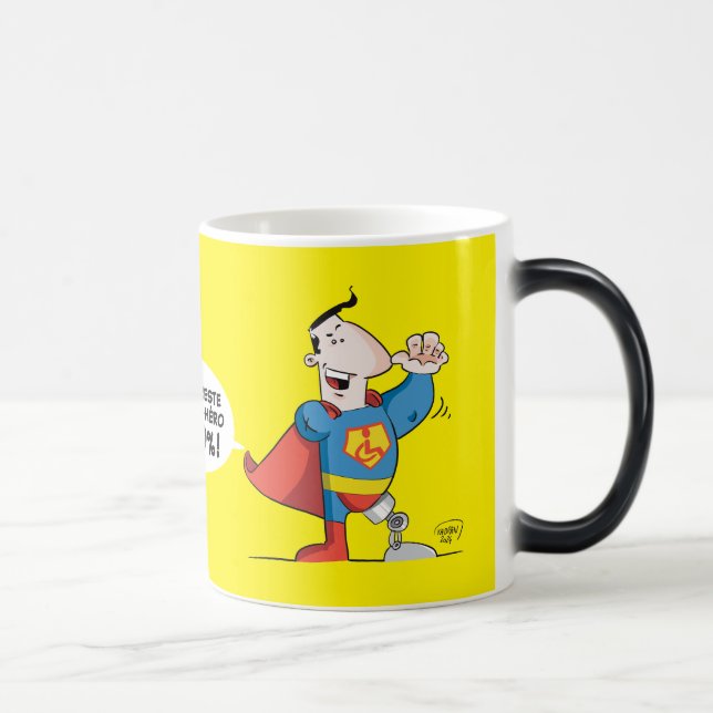 TAZA MÁGICA 100% SUPER-HERO (Derecha)
