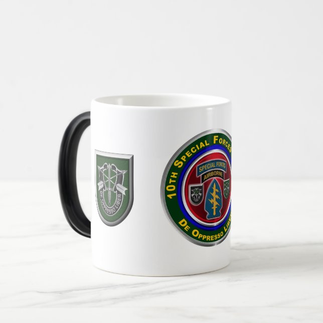 Taza Mágica 10.º Grupo de Fuerzas Especiales (Airborne)  (Anverso izquierdo)