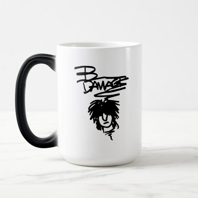 Taza Mágica 15 oz. de Oficial Brian "Daño" Café Mug (Izquierda)