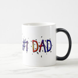 Taza Mágica #1 Mug de café morfiador del Día del Padre