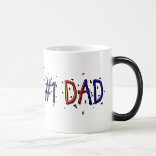 Taza Mágica #1 Mug de café morfiador del Día del Padre
