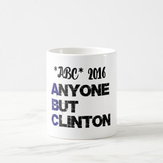 Taza Mágica 2016 cualquier persona pero Clinton