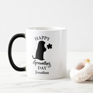 Taza Mágica 2 de febrero Nombre personalizado del Feliz Día