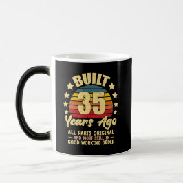 Taza Mágica 35 Years Ago All Parts Original 35th Birthday