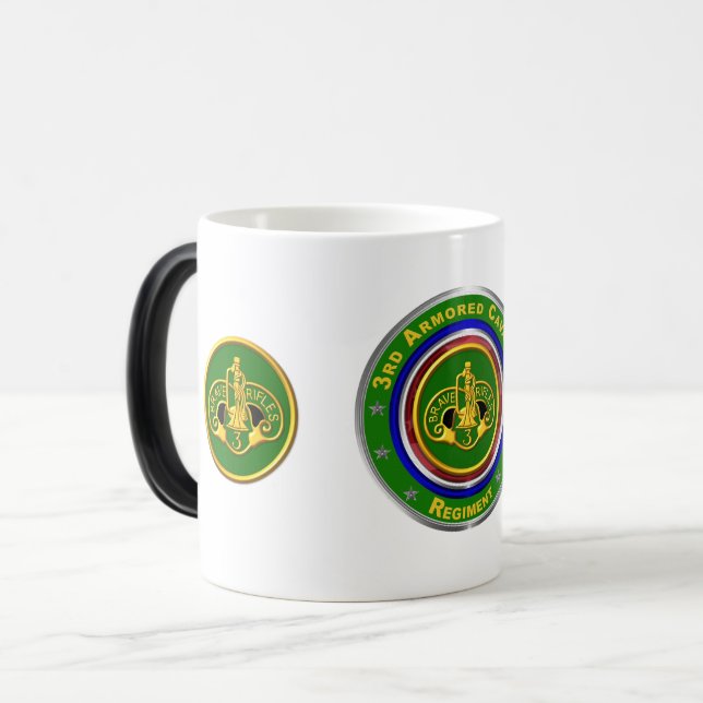 Taza Mágica 3.ᵉʳ Regimiento De Caballería Armada (Anverso izquierdo)
