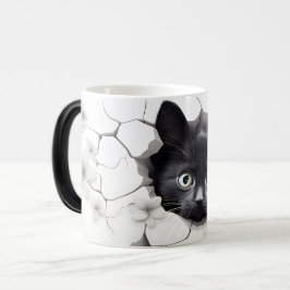Taza Mágica 3D Black cat