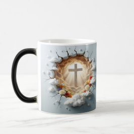 Taza Mágica 3D Christian Cross
