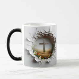 Taza Mágica 3D Christian Cross