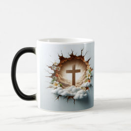 Taza Mágica 3D Christian Cross