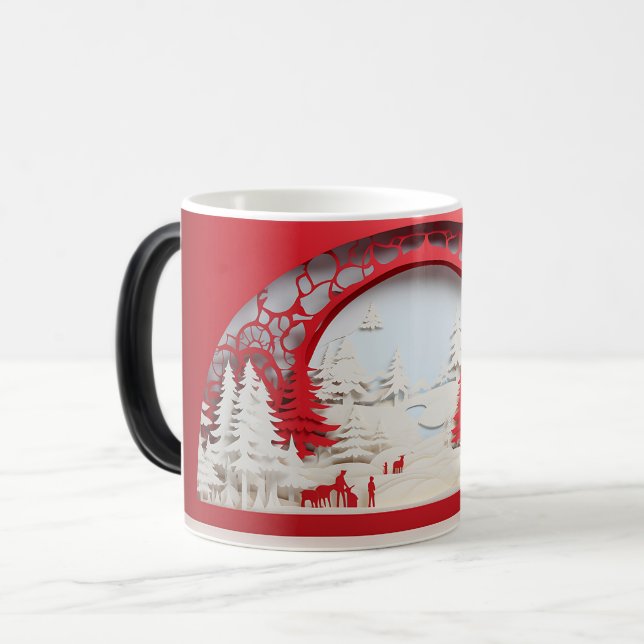 Taza Mágica 3D-Christmas (Anverso izquierdo)