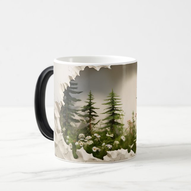 Taza Mágica 3D Landscape  (Anverso izquierdo)