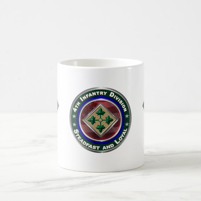 Taza Mágica 4.ª División de Infantería Keepsake (Centro)