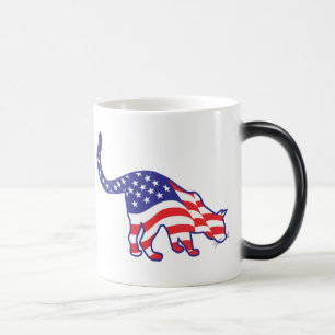 Taza Mágica 4 de julio Gatos Gatitos