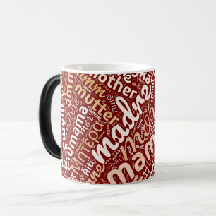 Taza Mágica 60 palabras para 'Madre' en diferentes idiomas