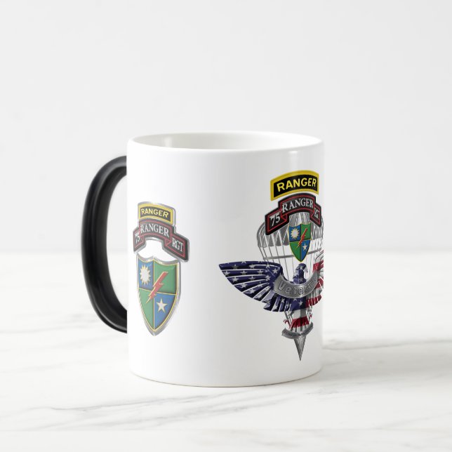 Taza Mágica 75.º veterano de regimen de guardabosques (Anverso izquierdo)