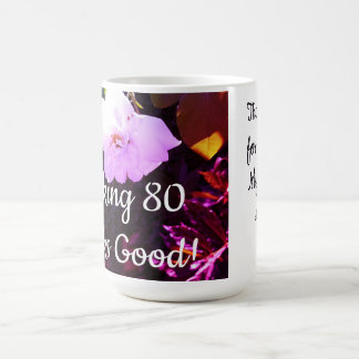 Taza Mágica 80 Cota Una Imagen De Rosa Frente Atrás Foto
