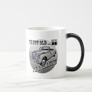 Taza Mágica 80.o Camisetas y regalos del cumpleaños