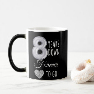 Taza Mágica 8 Años Atrás Para Ir Feliz Cumpleaños