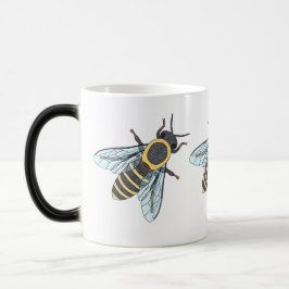 Taza Mágica Abeja de miel (11 oz) - Morphing Mug