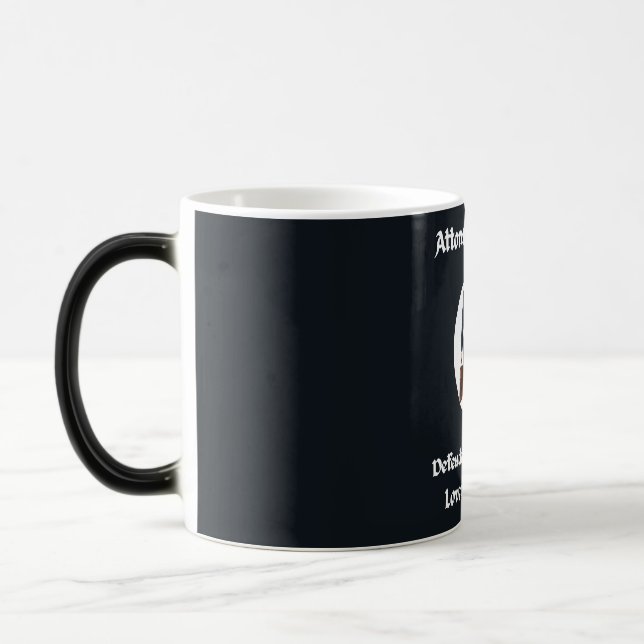 Taza Mágica Abogado Coffee Mug - Defensor de la justicia (Izquierda)