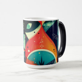 Taza Mágica Abstracción gráfica Morphing Mug