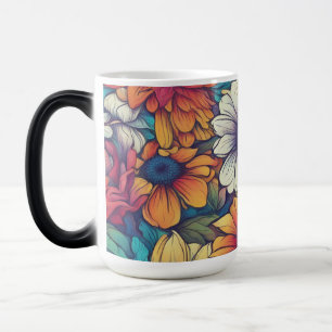 Taza Mágica Abstract Floral #970 -