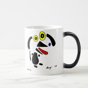 Taza Mágica Abstracto Perro Mug