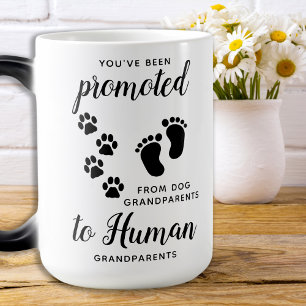 Taza Mágica Abuelos De Perro Promocionados A La Abuela Humana
