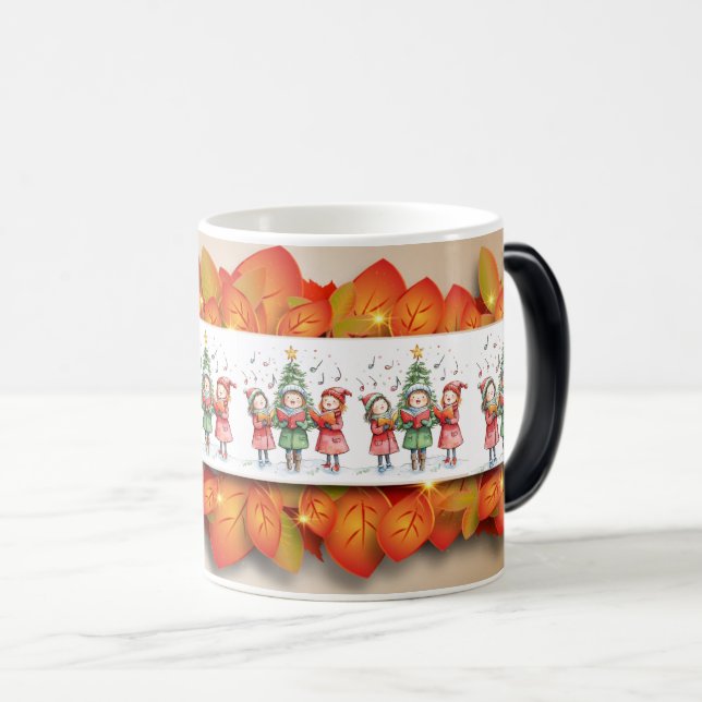 Taza Mágica Acción de Gracias, Saludos, Otoño (Anverso derecho)