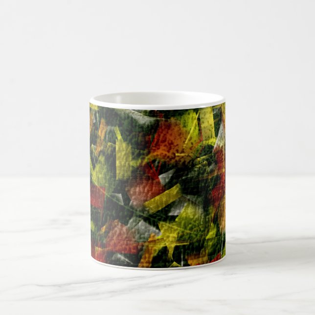 Taza Mágica Aceite abstracto y pintura acrílica 2 (Centro)