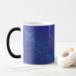 Taza Mágica Aceptación | Medallones Blue Indigo Violet Boho
