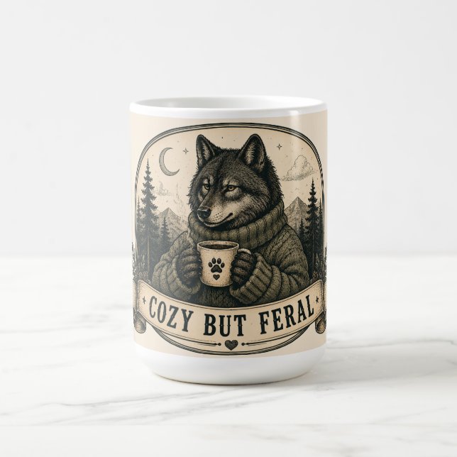 TAZA MÁGICA ACOGEDOR PERO FERAL (Centro)