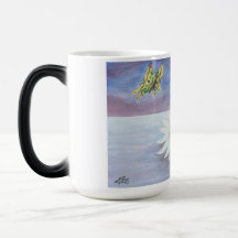 Acuarela acuarela Lotos Flor Agua Reiki