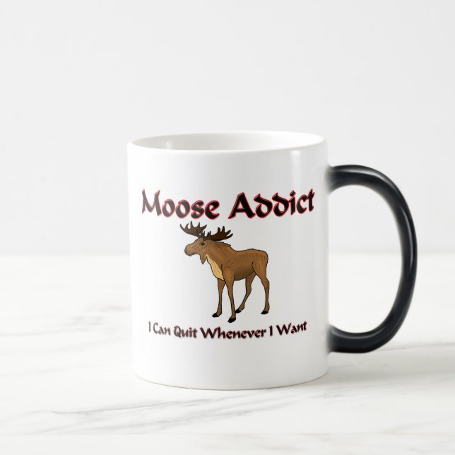 Taza Mágica Adicto a los alces (Derecha)