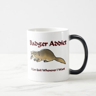 Taza Mágica Adicto al tejón
