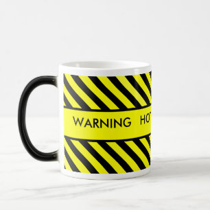 TAZA MÁGICA ADVERTENCIA CALIENTE NO TOQUE
