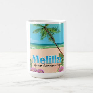 Taza Mágica Afiche de Melilla de Viajes de la Ciudad Autónoma 