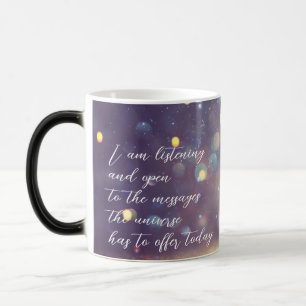 Taza Mágica Afirmación Positiva Sleek Green/Gold