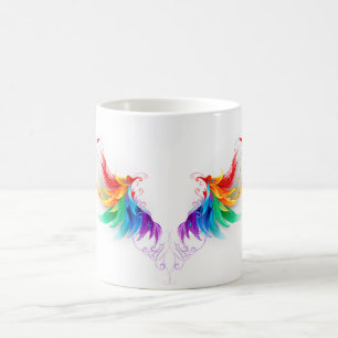 Taza Mágica Alas del arco iris fluidas