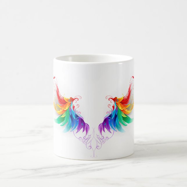 Taza Mágica Alas del arco iris fluidas (Centro)
