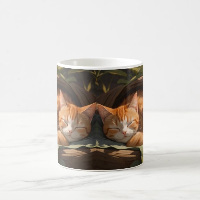 Taza Mágica "Albedo Base-XL Morphing Mug - Pequeños gatos durm (Centro)