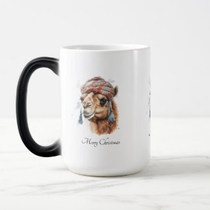 Taza Mágica Alegría de la Navidad en el desierto, personalizad