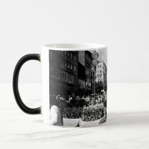 Taza Mágica Alemania Vintage Puerta de la Ciudad de Múnich Kar