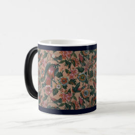 Taza Mágica Algodón impreso con rollo floral vintage de los añ