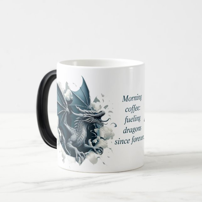 Taza Mágica "Alimentando dragones desde siempre" Magia reveló 